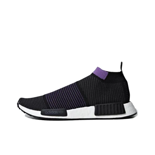 Adidas Originals NMD CS1 Casual Shoes Women's Mid-Top Black/Purple