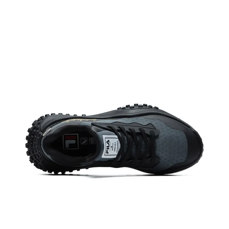 MIHARA YASUHIRO x FILA FM 9 Cushioning Anti Slip Wear Resistant Breathability Low Top Casual Shoes Women's Dark Slate-3