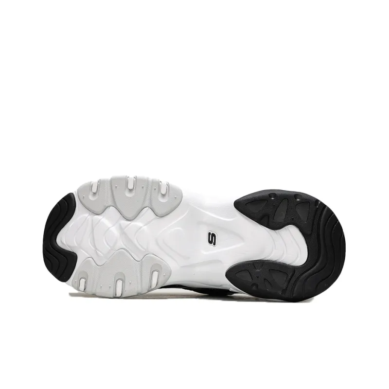 Skechers D'Lites 3.0 Stride Ahead Low Top Running Shoes Black/White Women's-5