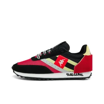 Crayon Shinchan x Kappa Cushioned Slip Resistant Abrasion Resistant Low Top Casual Shoes Unisex Tang Red