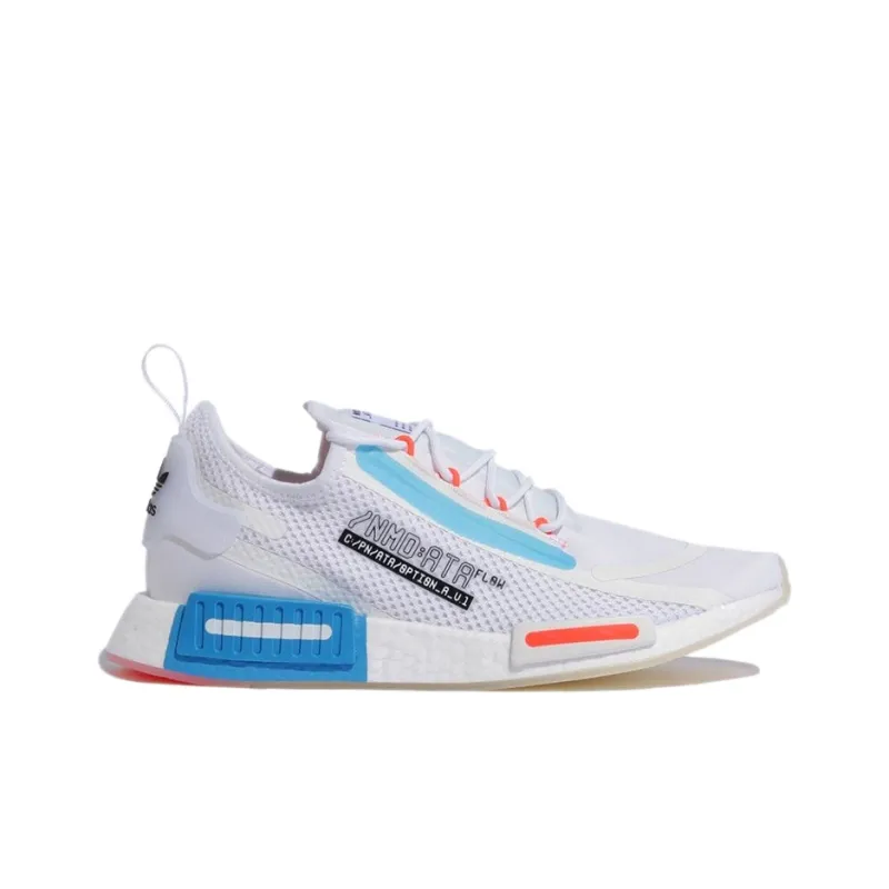 Adidas Nmd R1 Spectoo White Shock Blue-1