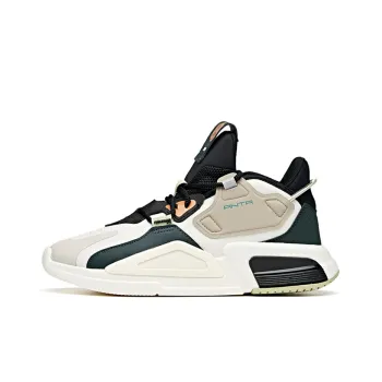 ANTA Life Collection Casual Shoes Men Low Top White/Forest Green/Shade 1 Gray