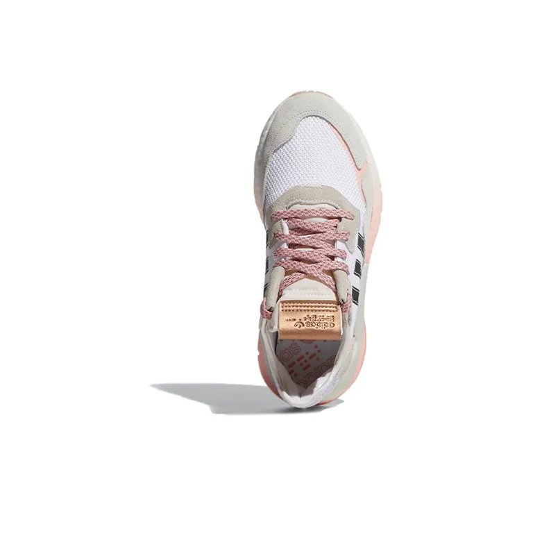 Adidas Originals Nite Jogger 'White Brown Pink' Women's-4