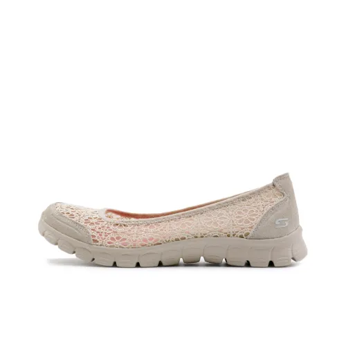 Skechers Ez Flex 30 Breathable Cozy Athleisure Casual Sports Shoe Beige Women's