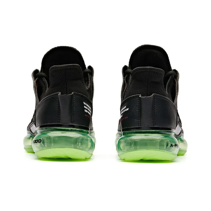 NasaSeed x Anta 'Set Sail' Anti Slip Wear Resistant Low Top Sports Casual Shoes Men's Black Green-3