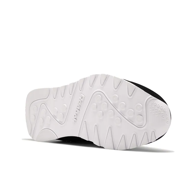 Classic Reebok Leather Nylon 'Black White'-5