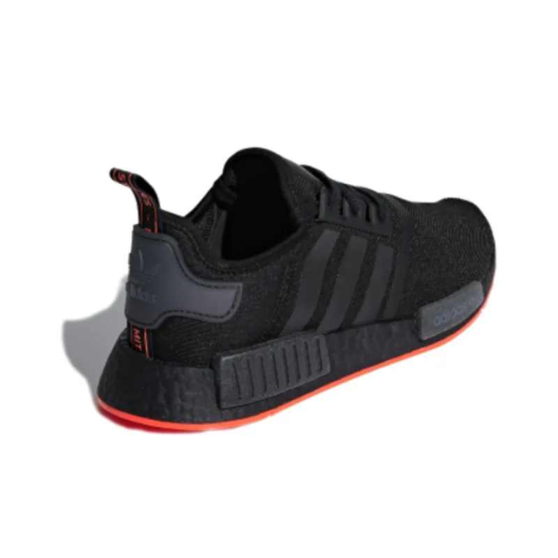 Adidas Originals Nmd R1 Core Black Solar Red-2