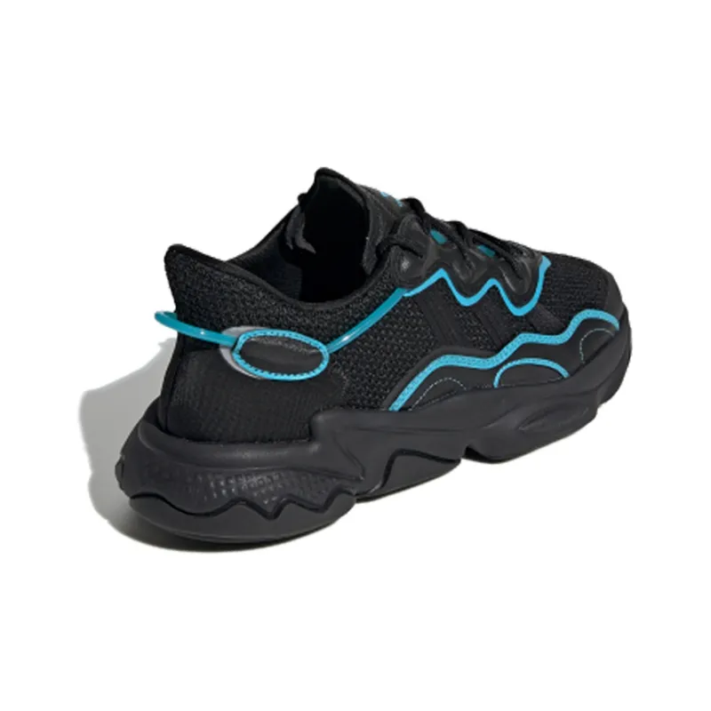 Adidas Ozweego Core Black Bright Cyan-3