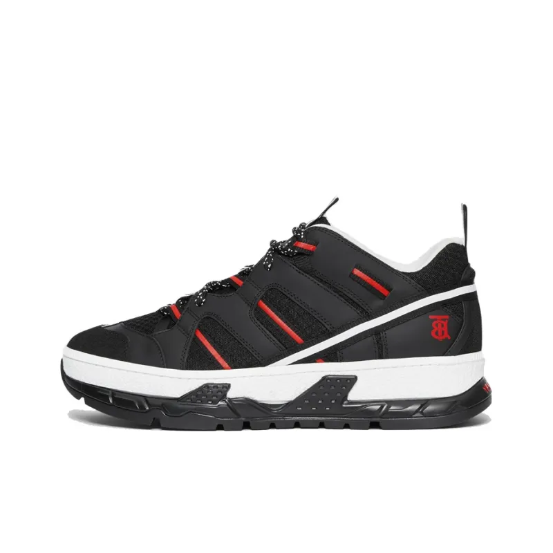 Burberry Mesh Nubuck Union Black Red-0