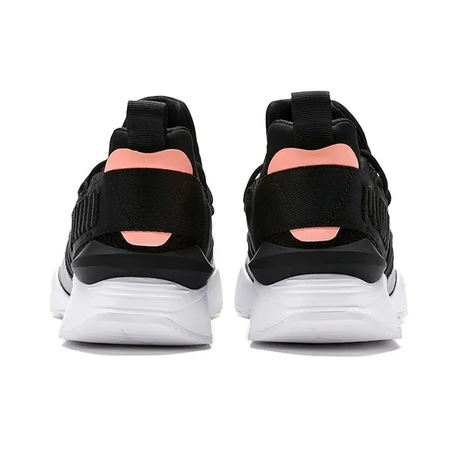 PUMA Muse Maia Low top Running Shoes Black/White Women's-3