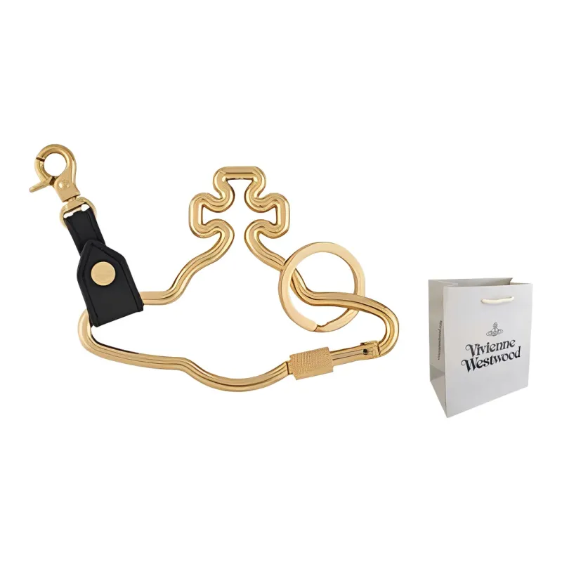 Vivienne Westwood Keychains Unisex Light Gold-1