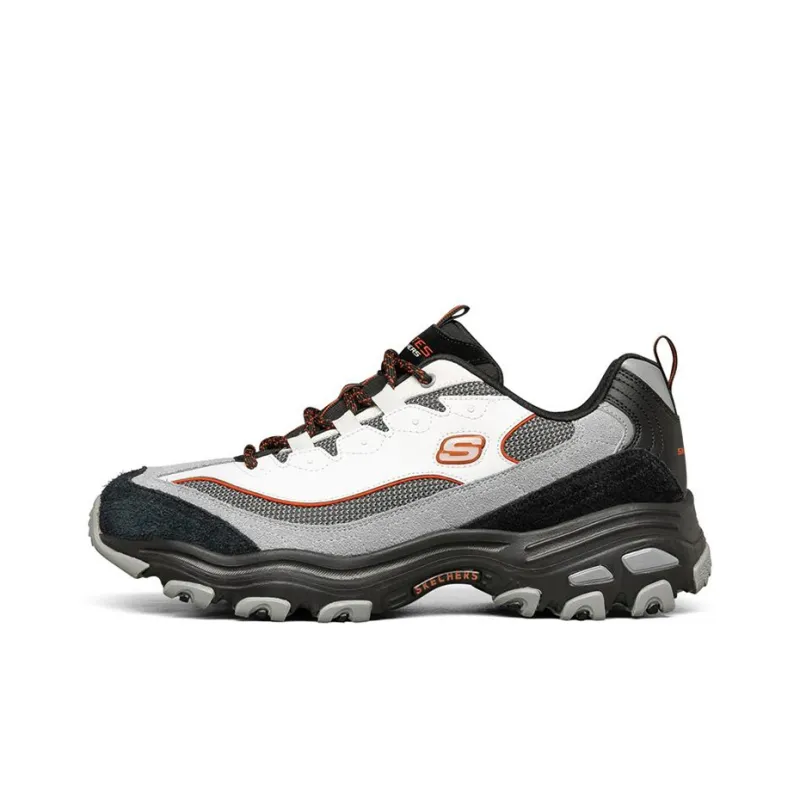 Skechers D Lites 1.0 Low Top Running Shoes Black/Grey/White-0
