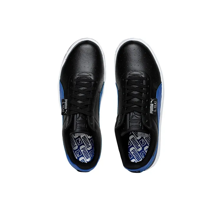 PUMA G.Vilas Lightweight Low-Top Casual Shoes Unisex Black Blue White-2
