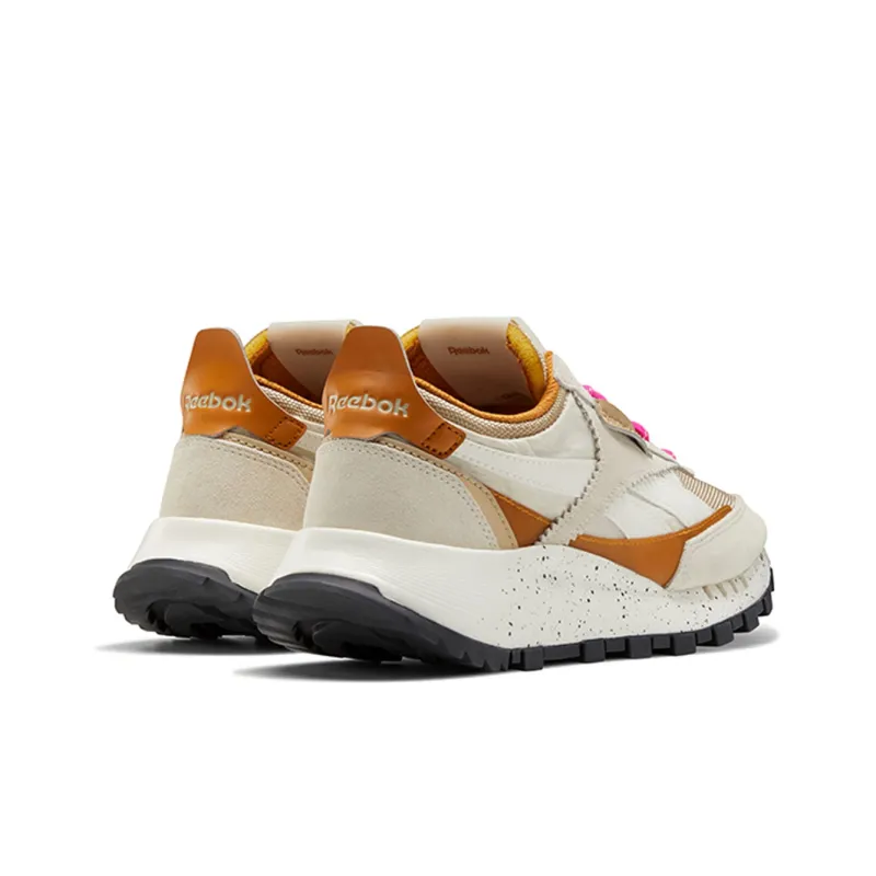 Reebok Classic Leather Legacy Running Shoes Beige/Brown Women's-3