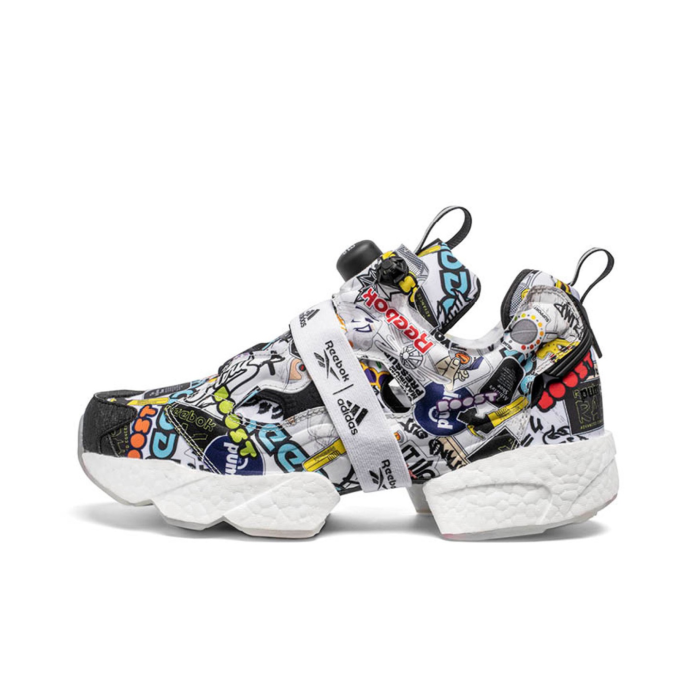 スニーカー Reebok Instapump Fury Boost City Sticker Reebok InstaPump Fury Boost Sticker City for Sale