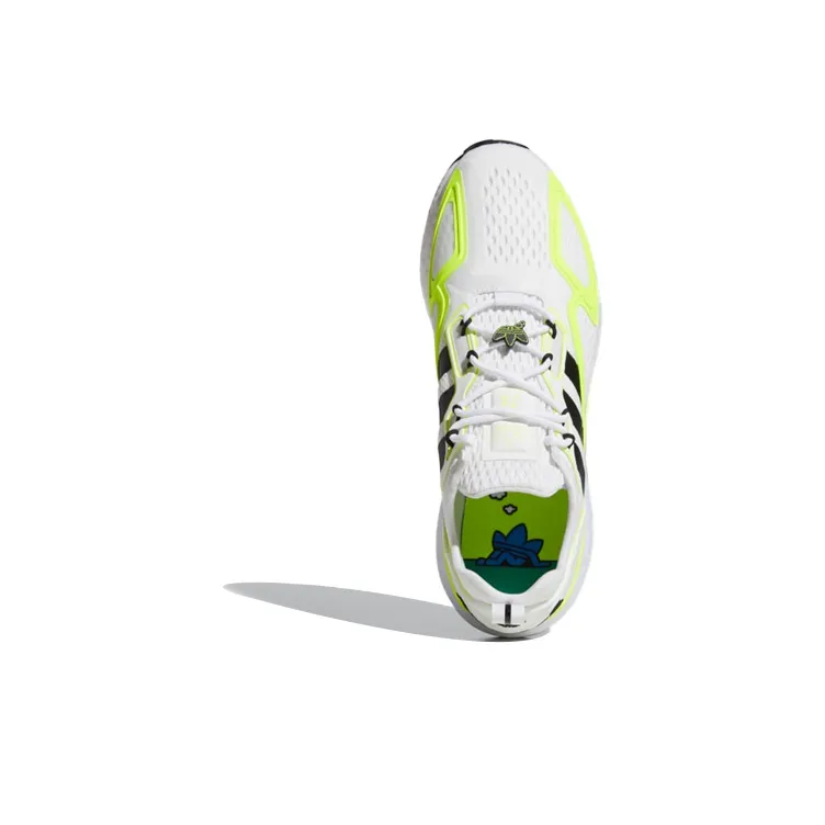 Adidas 2K Boost White Solar Yellow-4