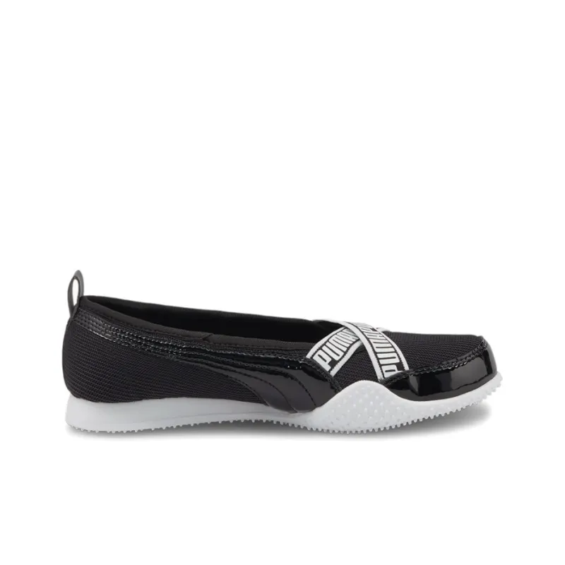 PUMA Ballerina P Slip-Resistant Low-Top Casual Shoes Women's Black-1