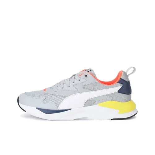 PUMA X-RAY Casual Shoes Unisex Low-Top Gray/White/Yellow