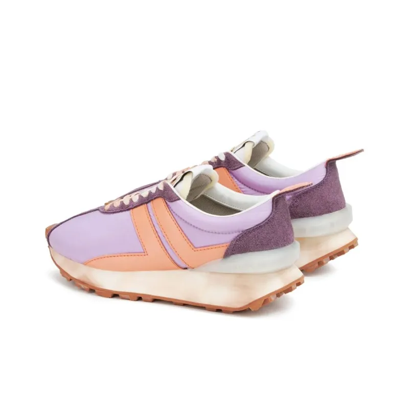 Lanvin Bumpr Anti Slip Wear Resistant Low Top Casual Shoes Women's Purple Orange Multicolor-3