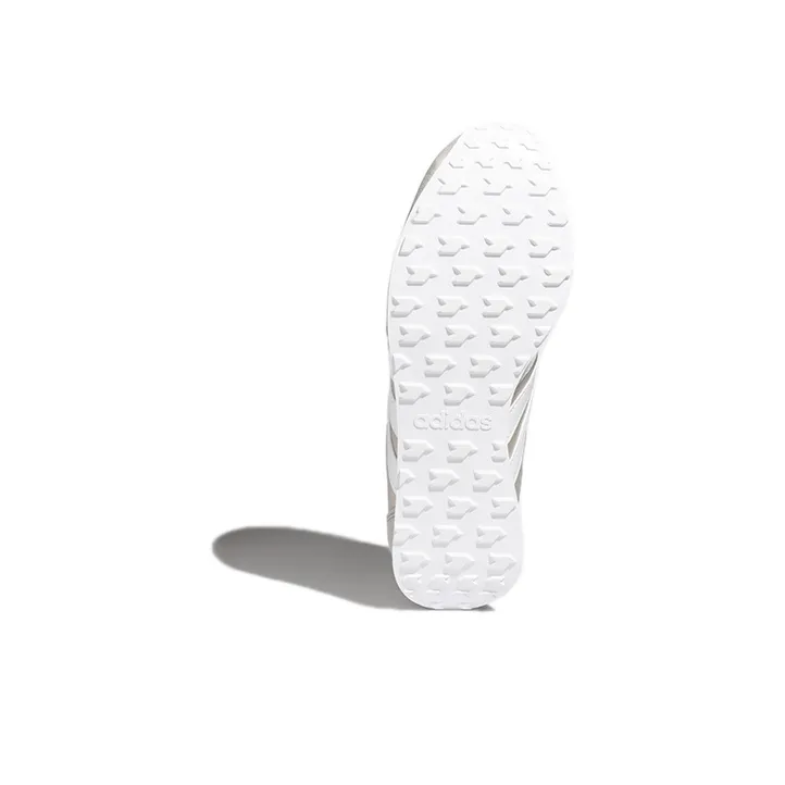 Adidas Neo V Racer 2.0 Slip Resistant And Breathable Low Top Casual Shoes Unisex Gray White-5
