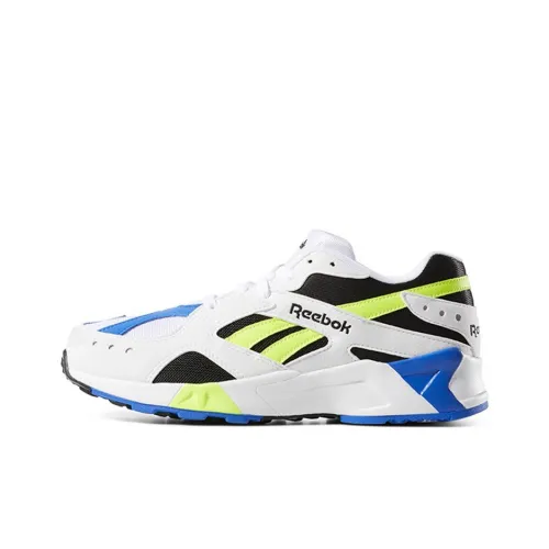 Reebok Aztrek White Black Cobalt Yellow