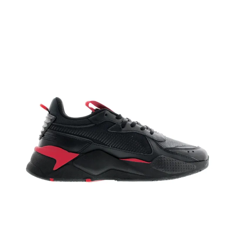 PUMA RS-X Winterised Trainers Durable Cushioning Low-Top Casual Shoes Men's Black-1