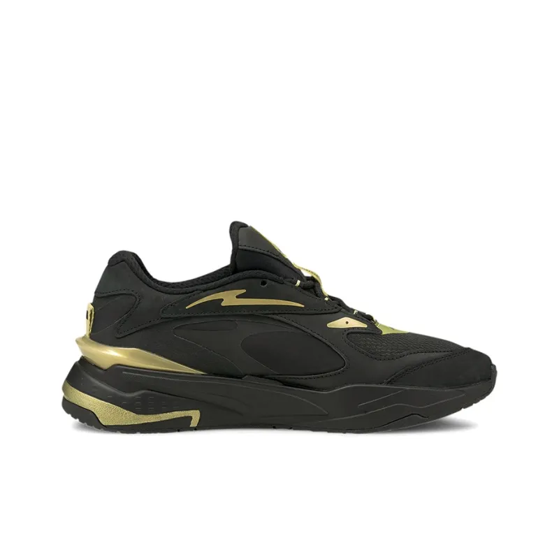 PUMA RS Fast Metal V2 Black Team Gold-1
