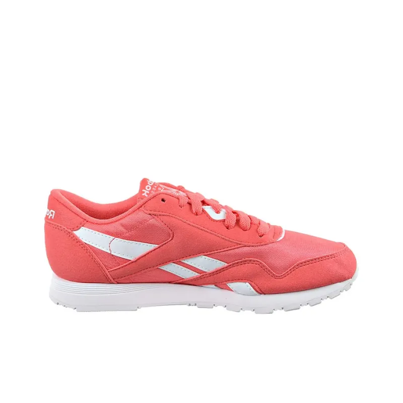 Reebok Classic Nylon Casual Shoes Women's Low-Top Pink-1