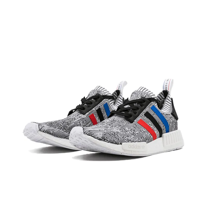Adidas Originals Nmd R1 Tri Color Stripes White-2