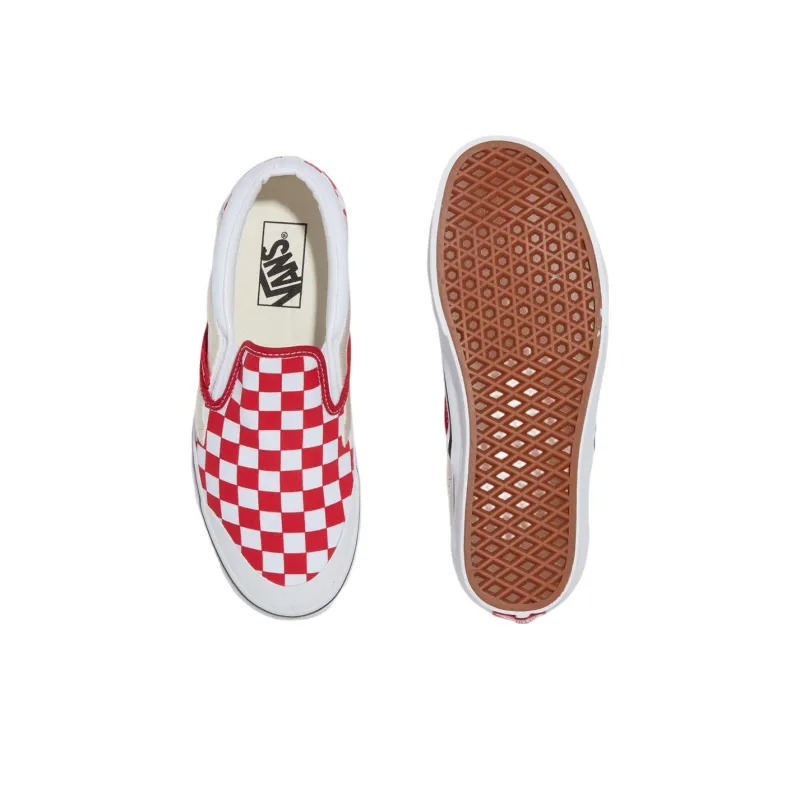 Slip On Classic Vans 138 'Sidestripe   Red Checkerboard'-3