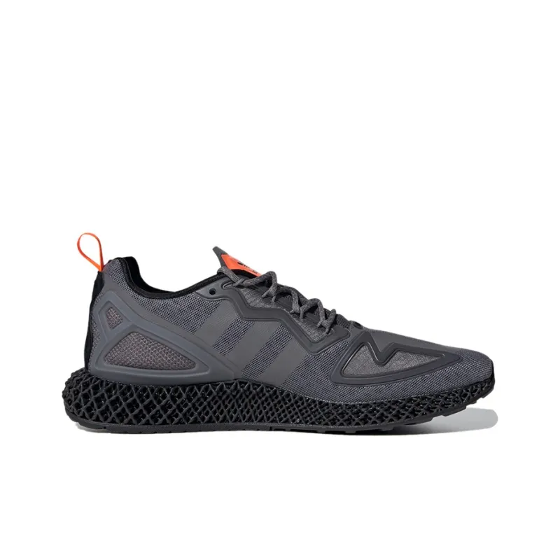 Adidas Zx 2K 4D Grey Four Solar Orange-1