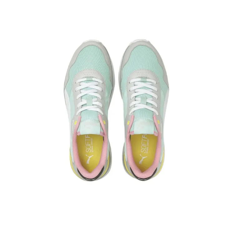 PUMA R78 Voyage 'Gray Green Pink' Women's-2