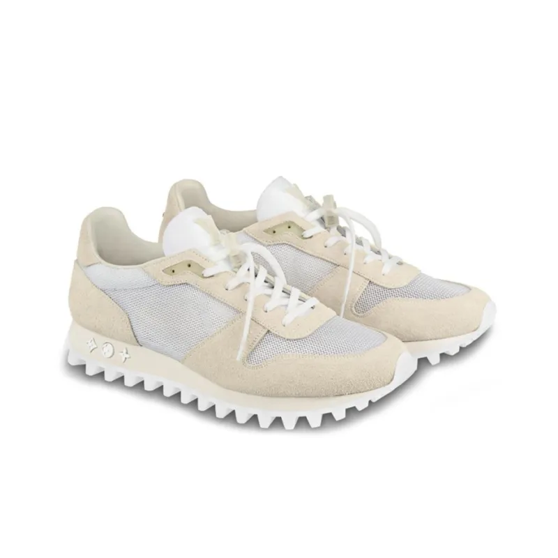 LOUIS VUITTON Runner Trainer Beige White-3