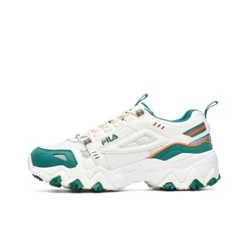 FILA Oakmont Low To Running Shoes White/Green Women's