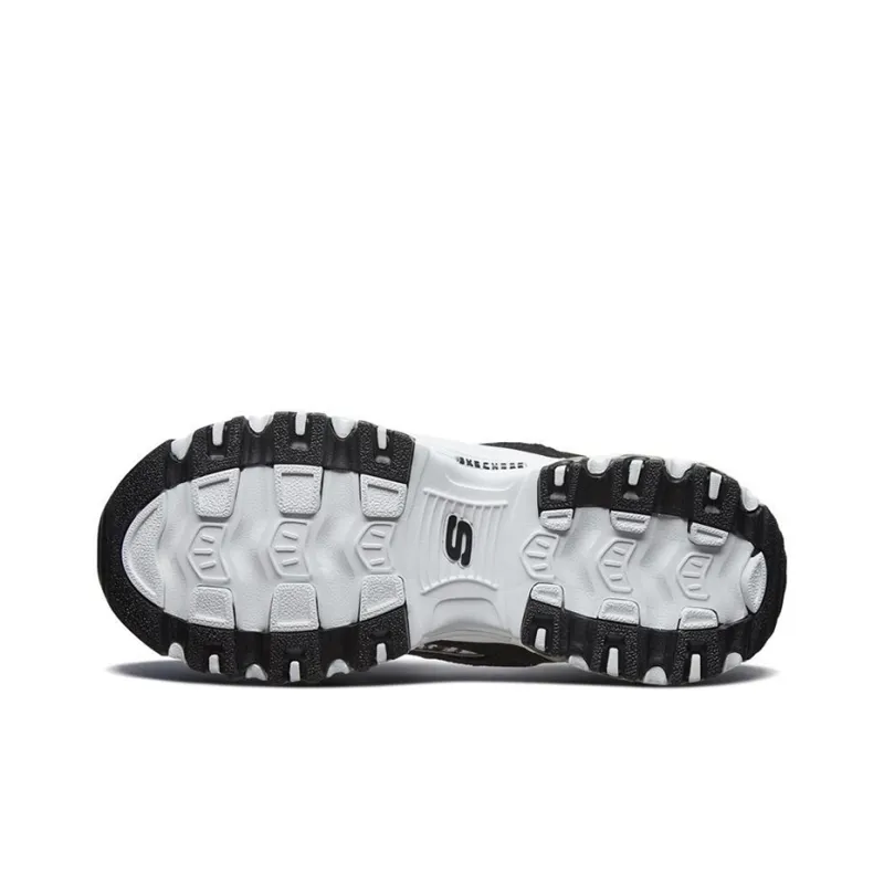 Skechers D'Lites 1.0 Running Shoes Black/White Women's-4