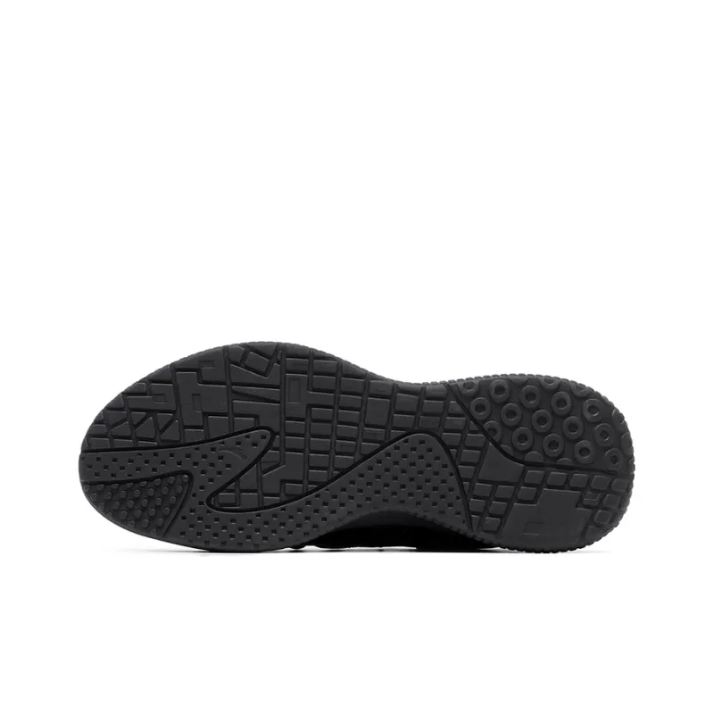 Anta Cushioned Slip Resistant Low Top Casual Shoes Men's Black-4