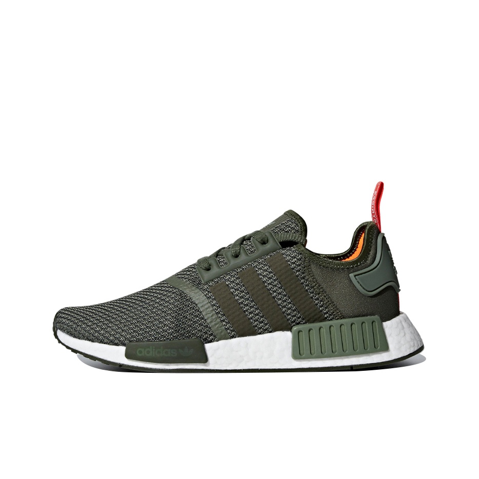 Adidas nmd r1 olive orange on sale