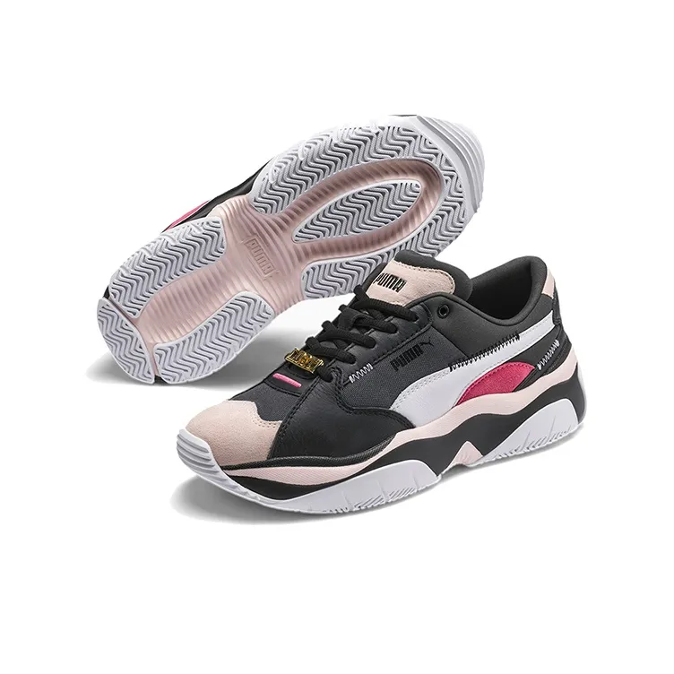 PUMA Storm Anti Valentine's Day Low top Running Shoes Black/White Women's-4