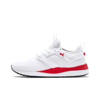 PUMA Pacer Next Excel Anti-Slip And Wear-Resistant Lightweight Low-Top Casual Shoes Men's White Red