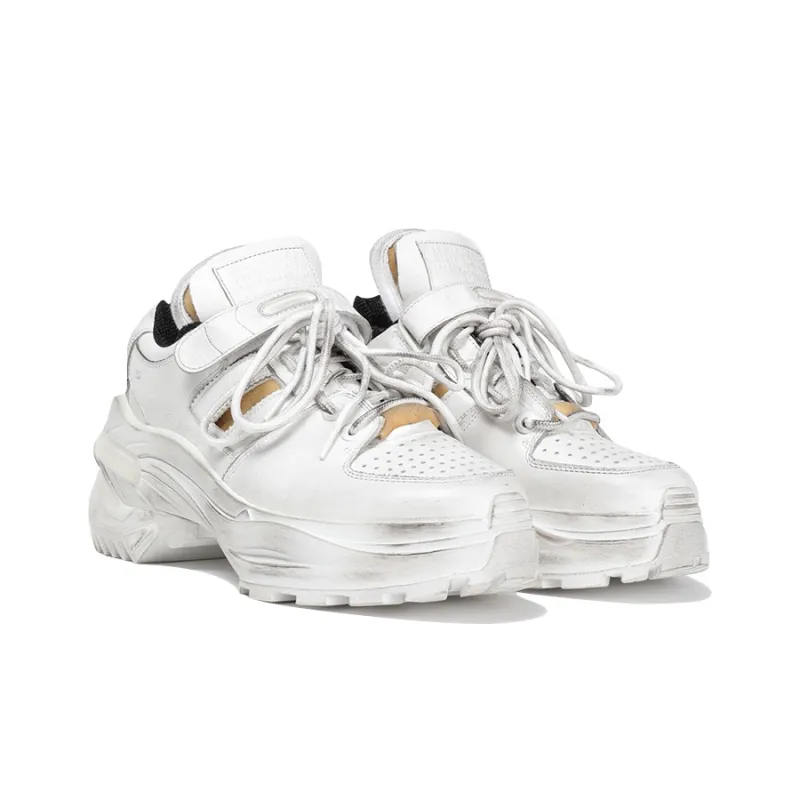 Maison Margiela Retro Fit Anti Slip Wear Resistant Casual Shoes Women's White-2