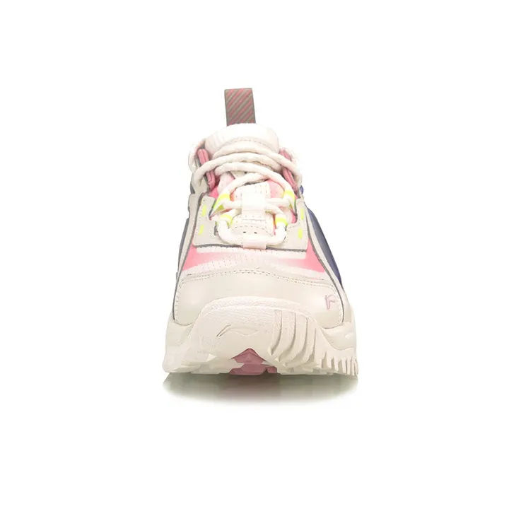 LiNing Aurora Skywalk Casual Shoes Women's Low Top White/Pink-2