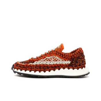 Valentino Crochet Sneakers 'Orange Zest'