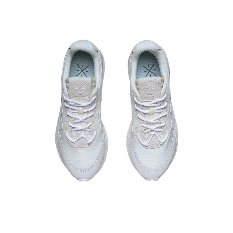 LiNing Wade 001 Cushioned Anti-Slip Wear-Resistant Breathable Lightweight Low-Top Casual Shoes Women's White-3