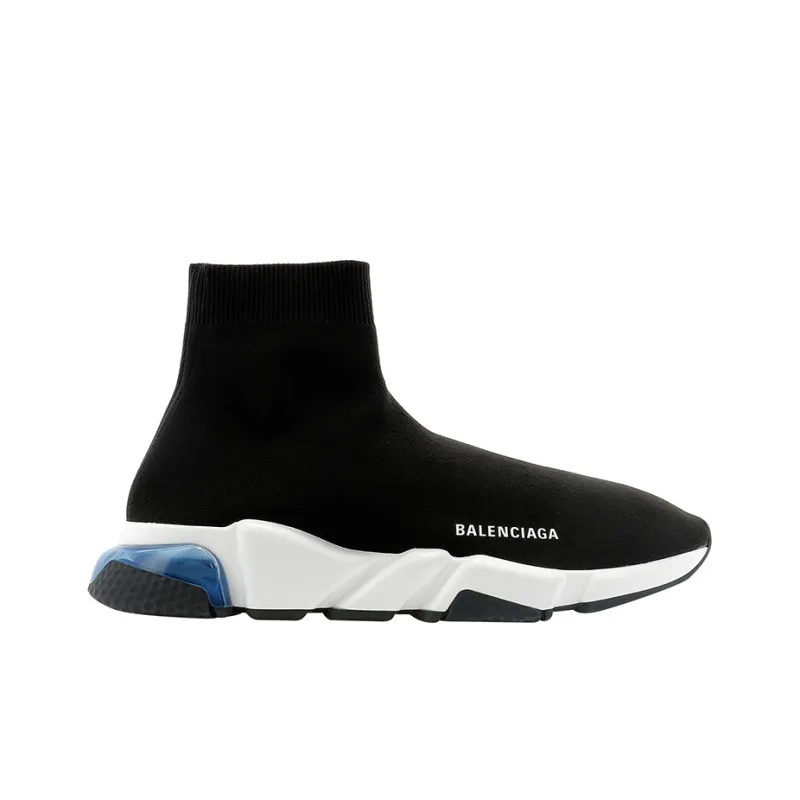 Balenciaga Speed Trainer Black Blue Clear Sole-1