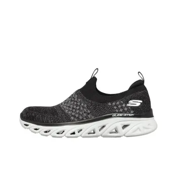 Skechers Glide Step Slip on Shoes Black Women's