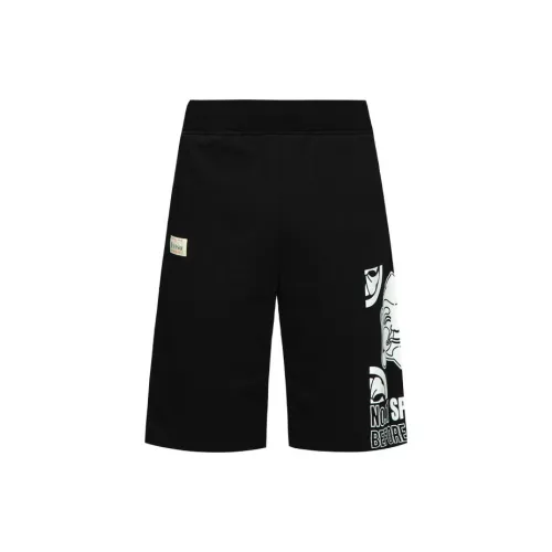 EVISU Sports Shorts Men Black