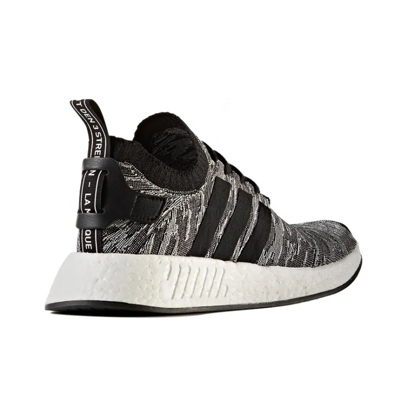 Adidas Nmd R2 Black White Future Harvest-3