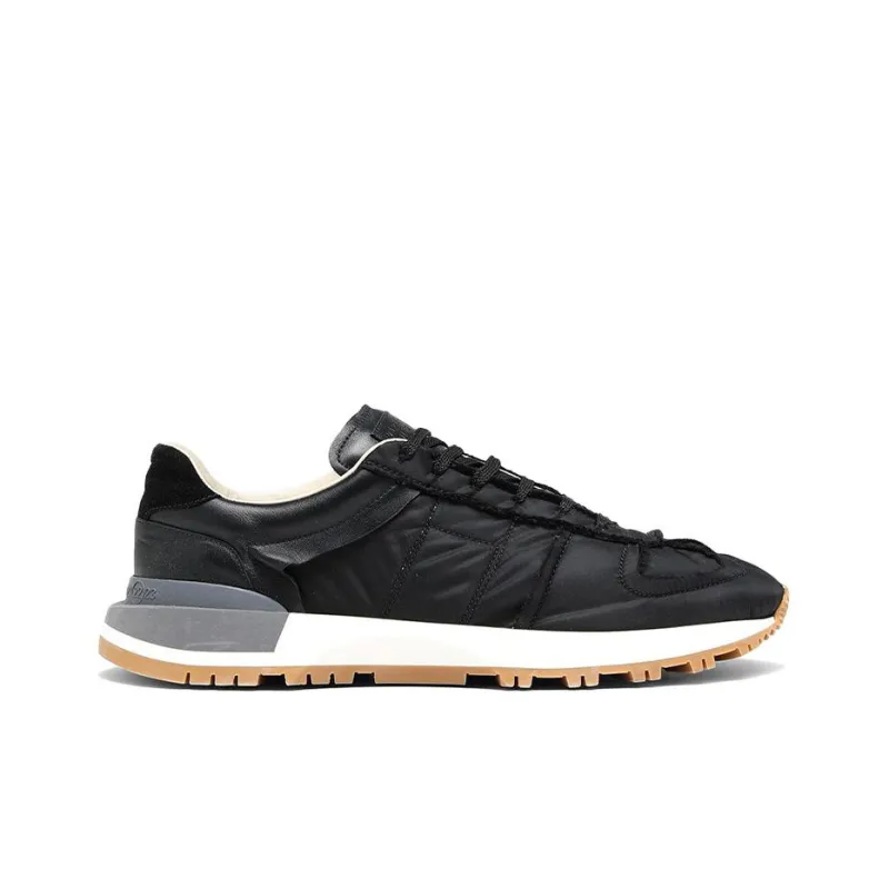 Maison Margiela Panelled Lace Up Sneakers-1