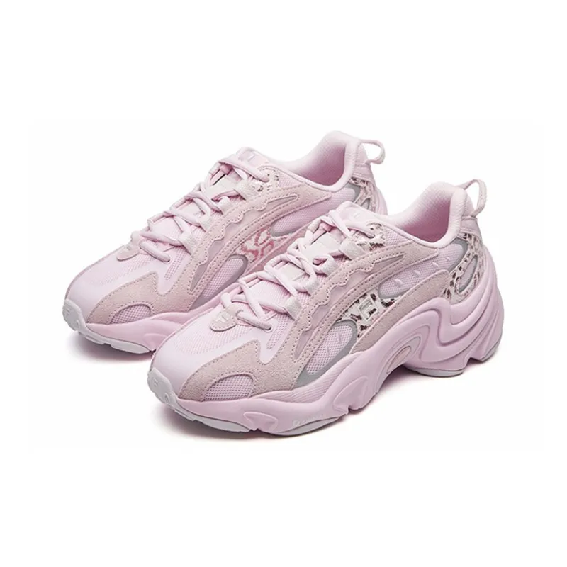 FILA PANTERA Cushioning Anti Slip Wear Resistant Breathability Low Top Casual Shoes Women's Snow Lilac-2