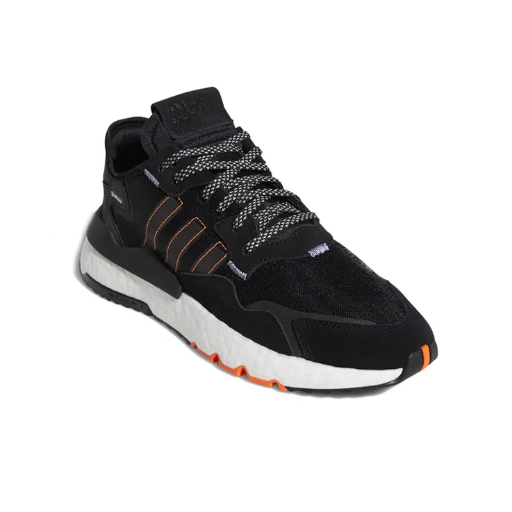 Adidas Nite Jogger Core Black Solar Orange-2